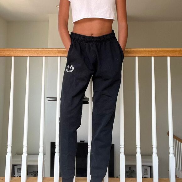 black champion oversized sweatpant gym joggers - Picture 2 of 4